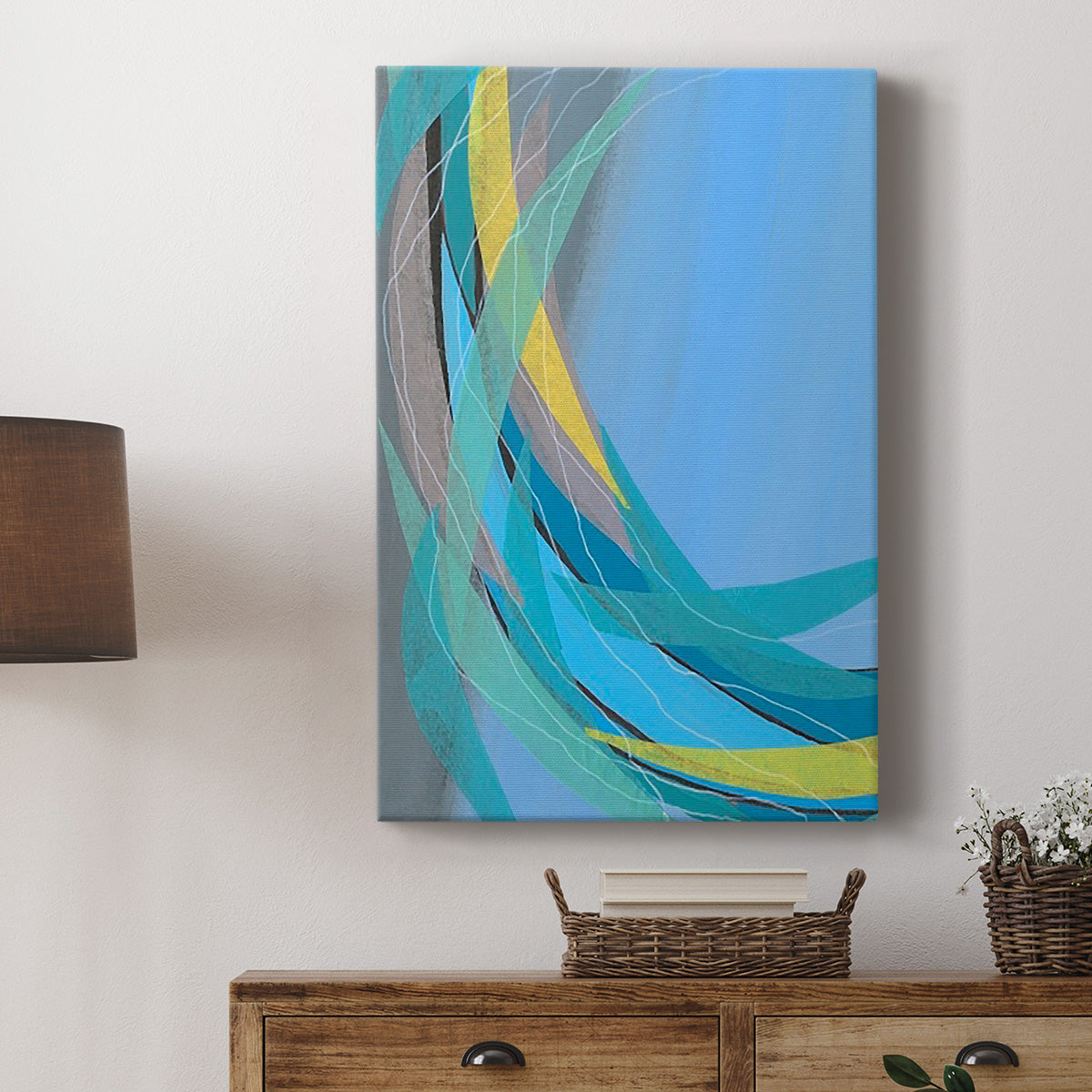 Circulating Flow I Premium Gallery Wrapped Canvas - Ready to Hang