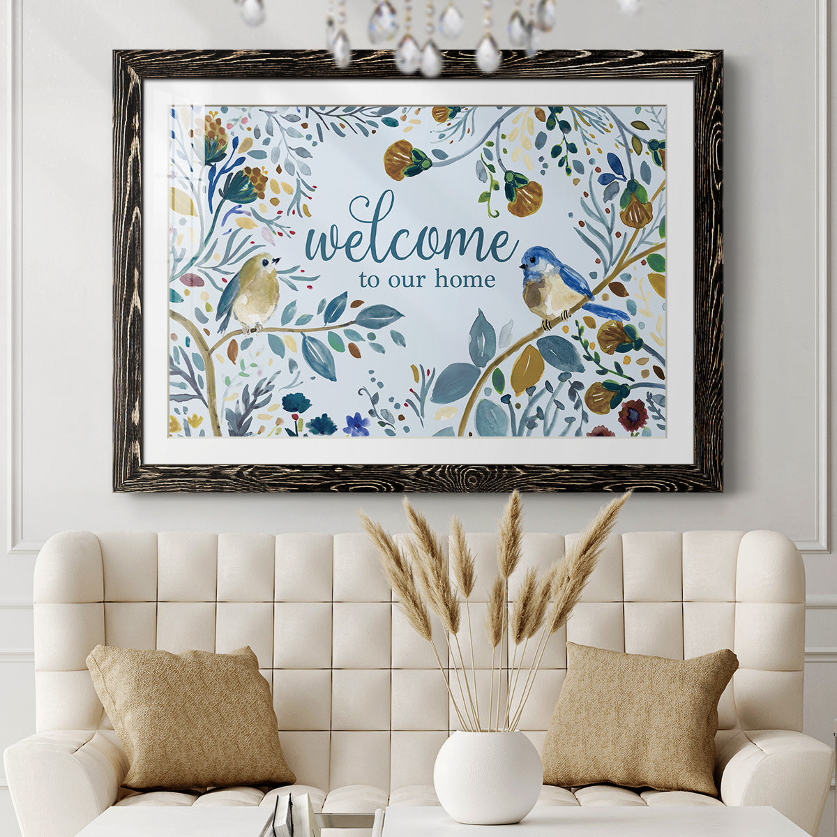 Welcome to Our Home-Premium Framed Print - Ready to Hang