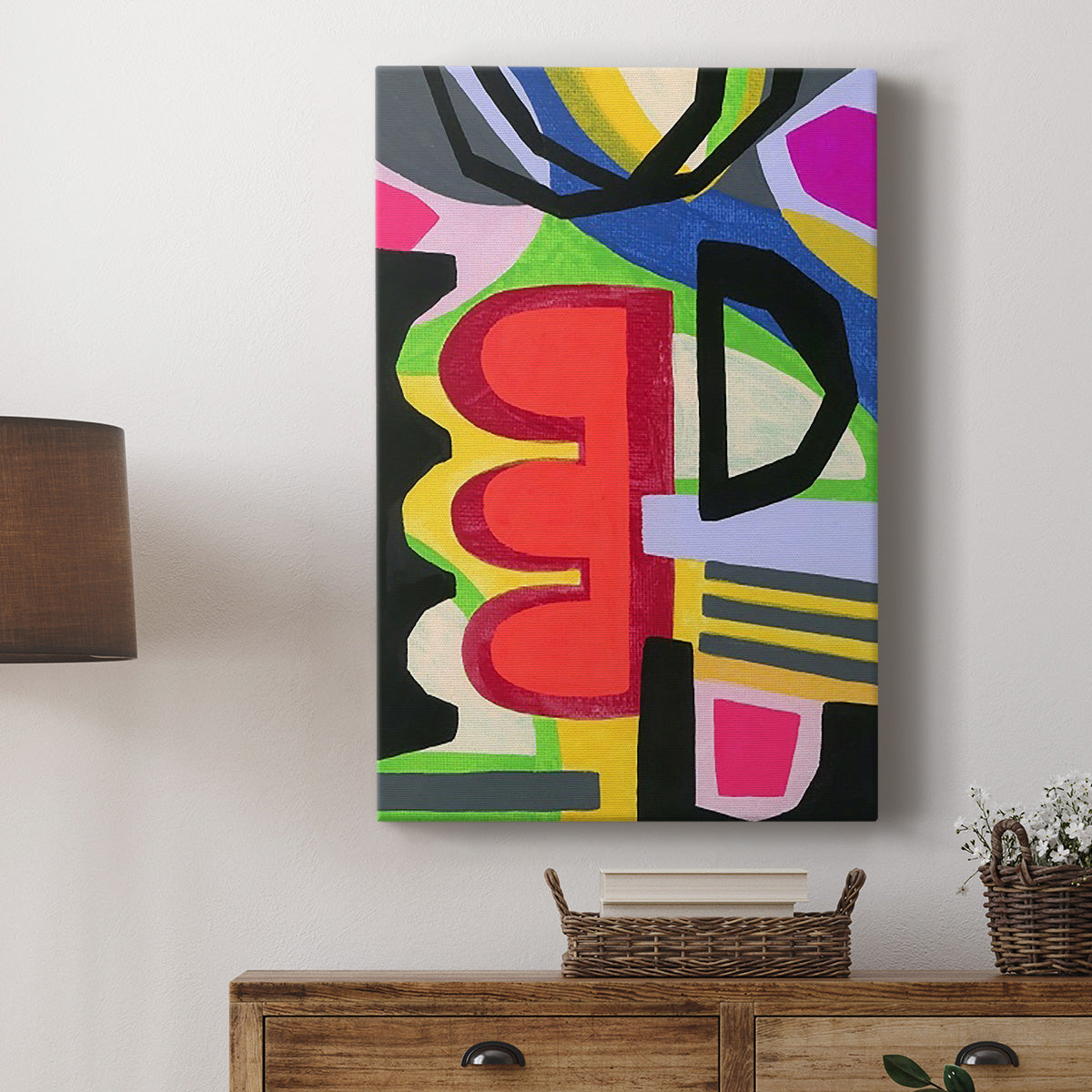 Bold Shape Shift I Premium Gallery Wrapped Canvas - Ready to Hang
