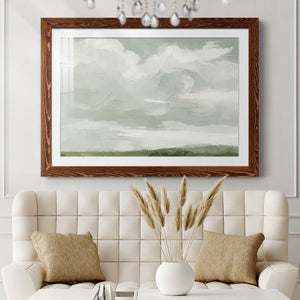 Gray Stone Sky III-Premium Framed Print - Ready to Hang