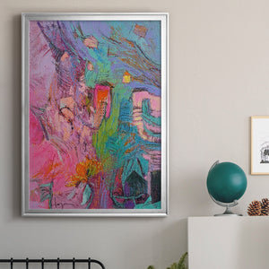My Pink House Premium Framed Print - Ready to Hang