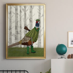 Pheasant Shooting Party 2 Premium Framed Print - Ready to Hang