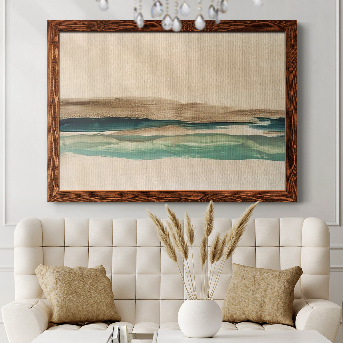 Layered Horizon I-Premium Framed Canvas - Ready to Hang