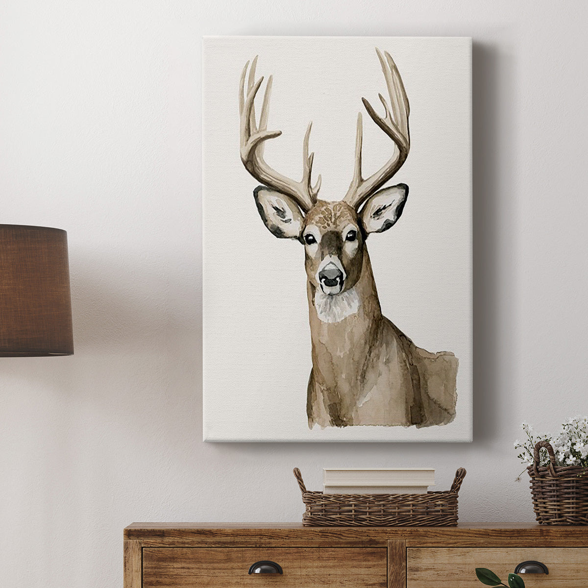Handsome Whitetail I Premium Gallery Wrapped Canvas - Ready to Hang