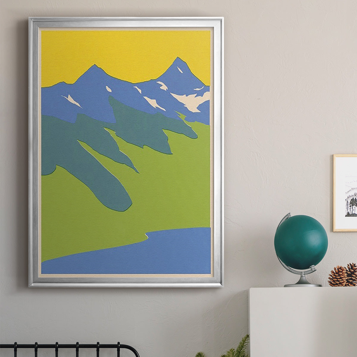 Bright Glacial Lake II Premium Framed Print - Ready to Hang