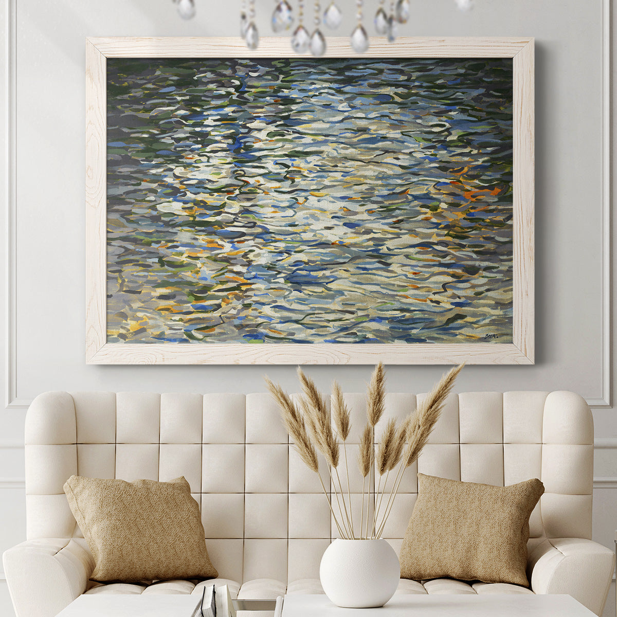 Water Reflections-Premium Framed Canvas - Ready to Hang