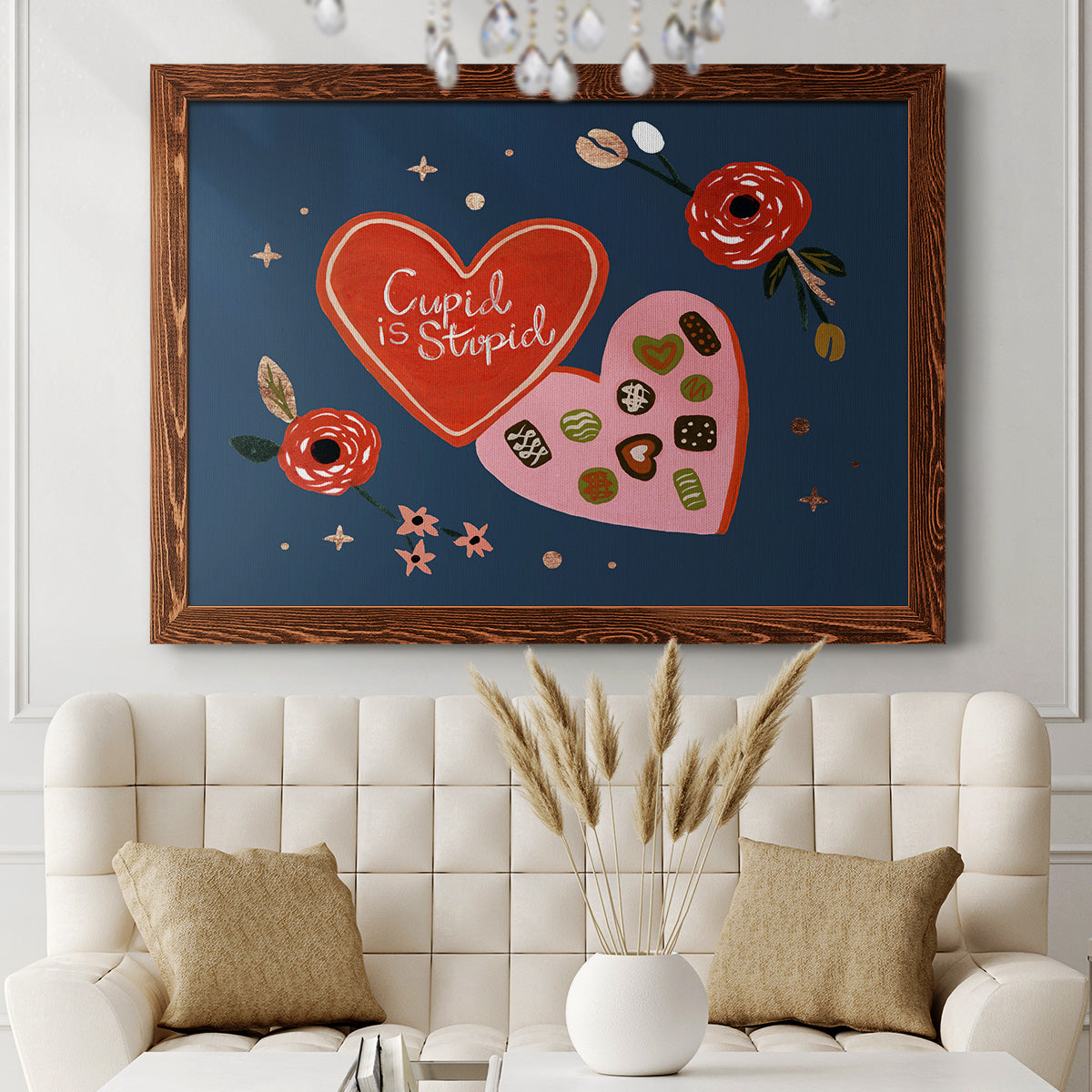 Happy Galentine II-Premium Framed Canvas - Ready to Hang