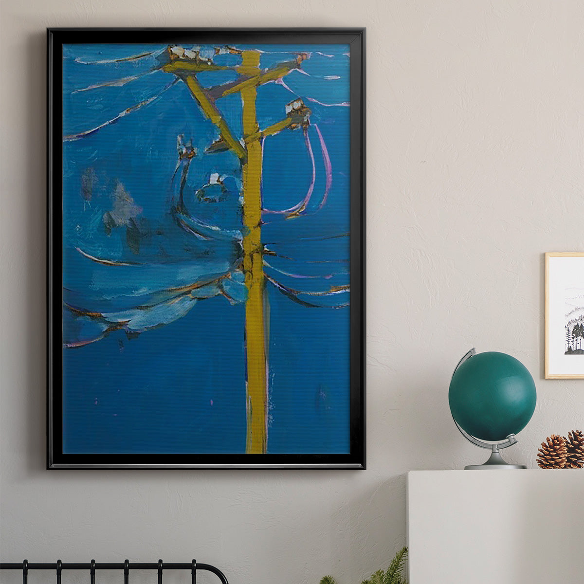 Wires IV Premium Framed Print - Ready to Hang