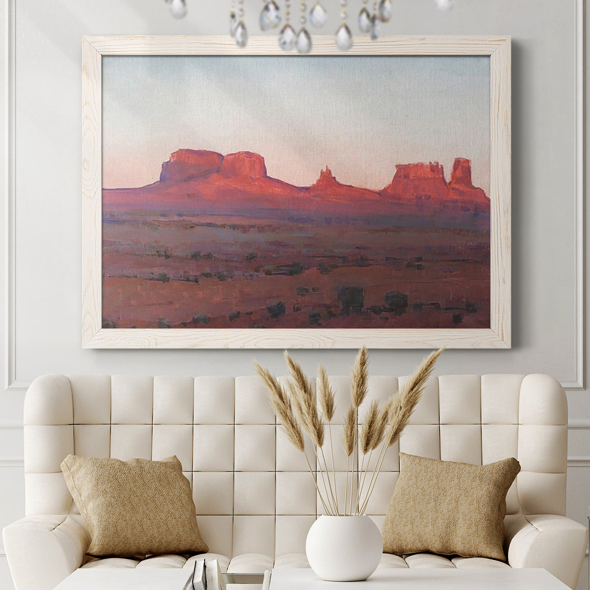 Red Rocks at Dusk II-Premium Framed Canvas - Ready to Hang