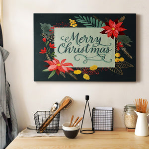 Bright Christmas Night  I Premium Gallery Wrapped Canvas - Ready to Hang