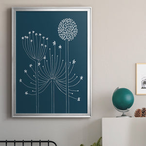 Graphic Alliums II Premium Framed Print - Ready to Hang