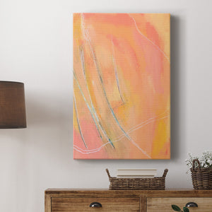 Peach Bliss I Premium Gallery Wrapped Canvas - Ready to Hang