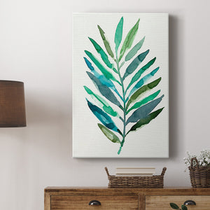 Palm Frond Flow IV Premium Gallery Wrapped Canvas - Ready to Hang