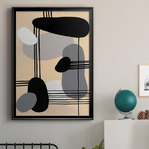 Interconnected Shapes II Premium Framed Print - Ready to Hang