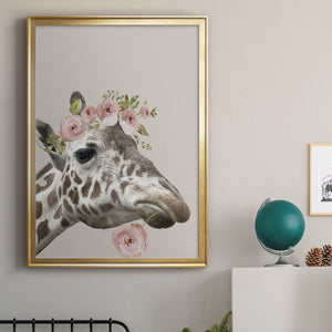 Sepia Botanical Journal I - Modern Framed Canvas Print