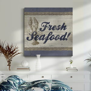 Beach Sign XII-Premium Gallery Wrapped Canvas - Ready to Hang