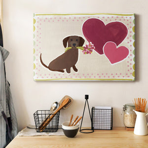 Dachshund Delight Collection A Premium Gallery Wrapped Canvas - Ready to Hang