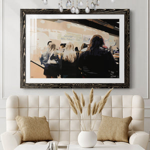 Late Night Queue-Premium Framed Print - Ready to Hang