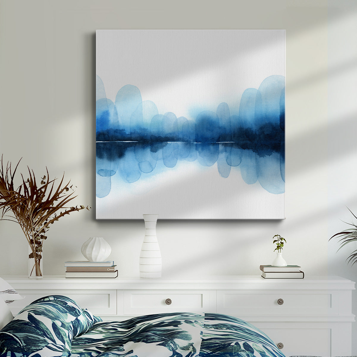 Ultramarine Mirror I-Premium Gallery Wrapped Canvas - Ready to Hang