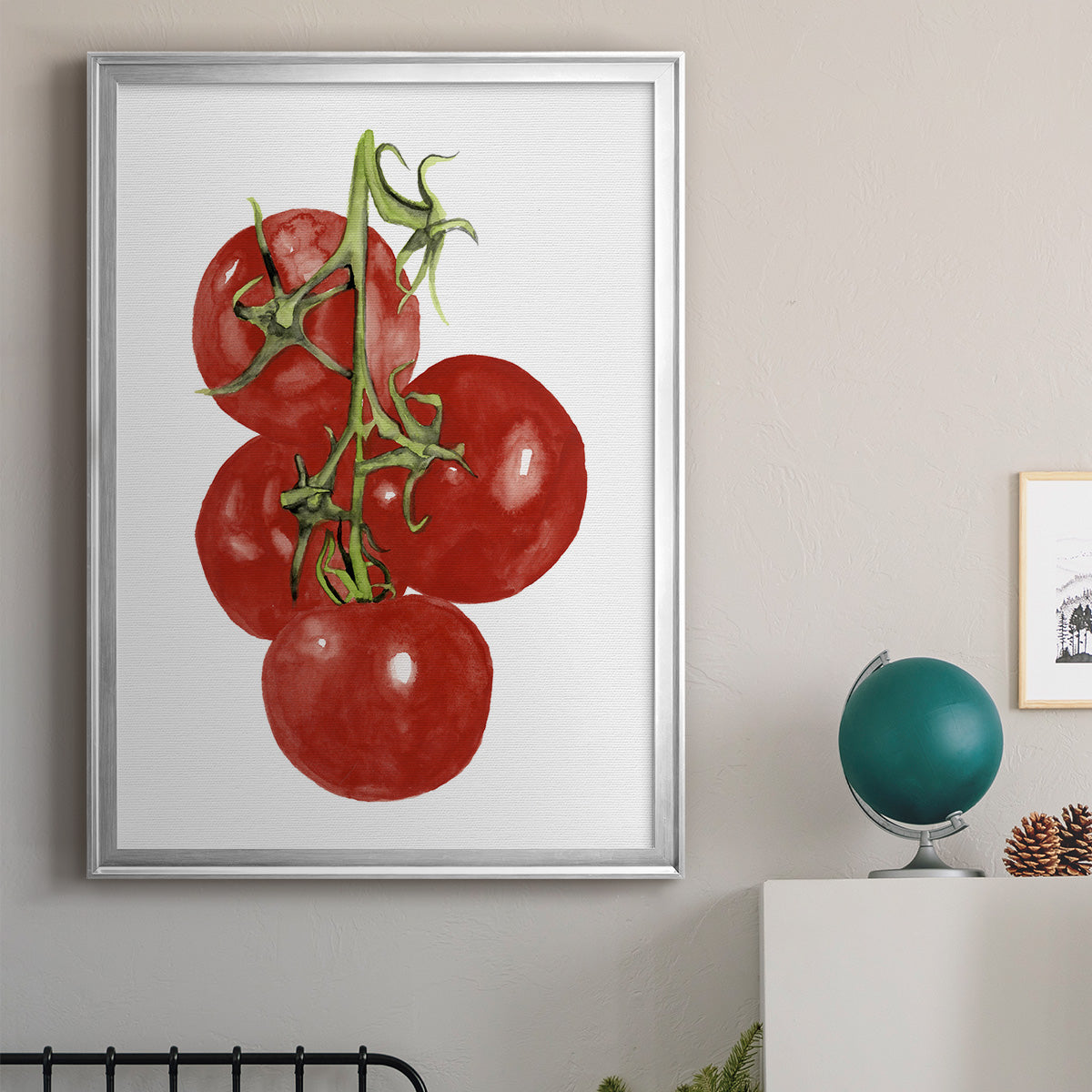 Watercolor Veggie IV Premium Framed Print - Ready to Hang