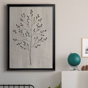 Leaves and Wood II Premium Framed Print - Ready to Hang