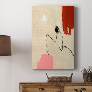 Terra Rosa Abstract II Premium Gallery Wrapped Canvas - Ready to Hang