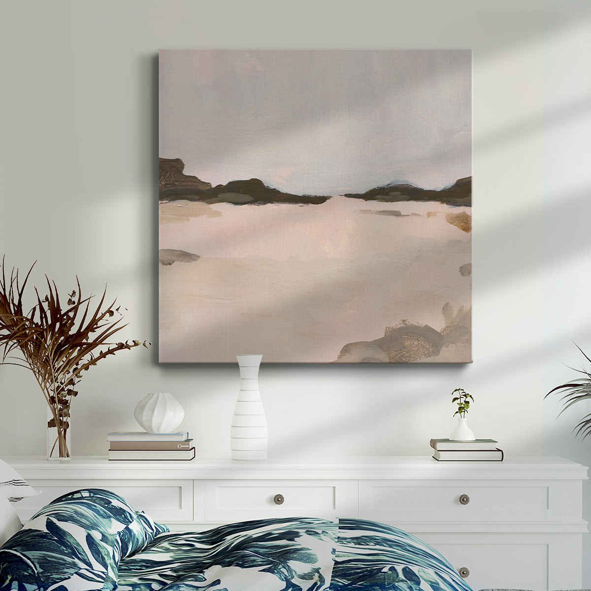 Misty Horizon Line I-Premium Gallery Wrapped Canvas - Ready to Hang