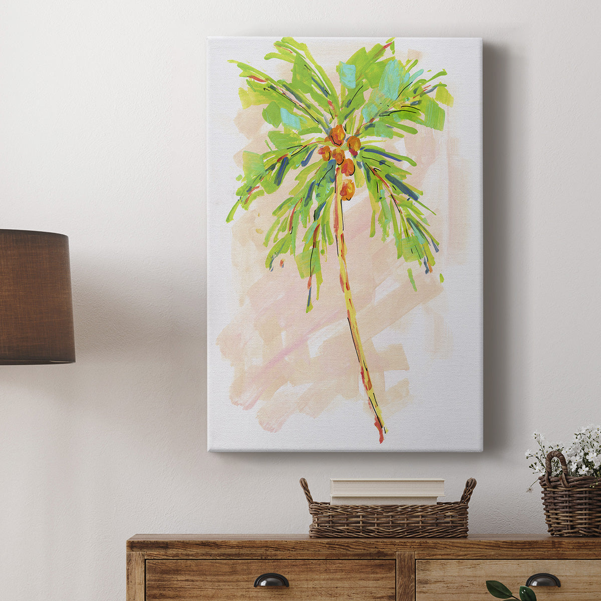 Coconut Palm I Premium Gallery Wrapped Canvas - Ready to Hang