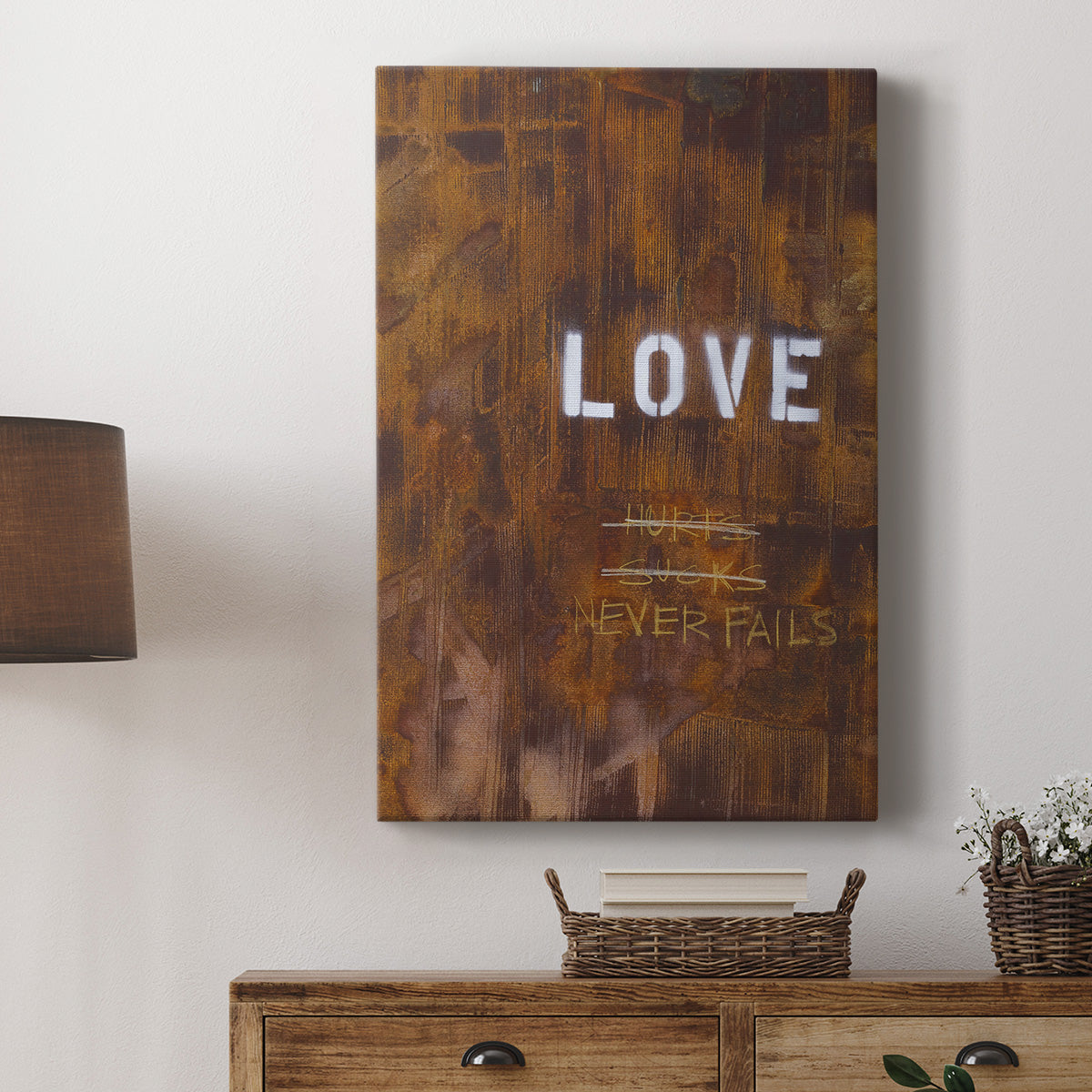 Love Never Fails I Premium Gallery Wrapped Canvas - Ready to Hang