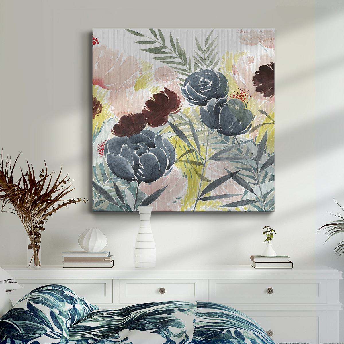 Unbridled Blooms I-Premium Gallery Wrapped Canvas - Ready to Hang