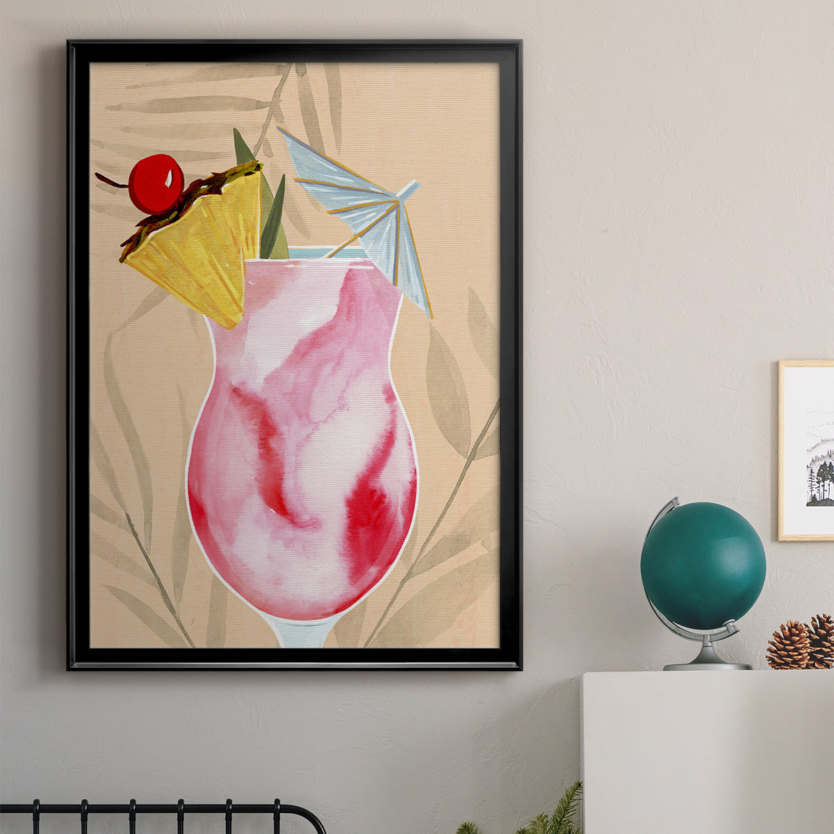Tropical Cocktail II Premium Framed Print - Ready to Hang