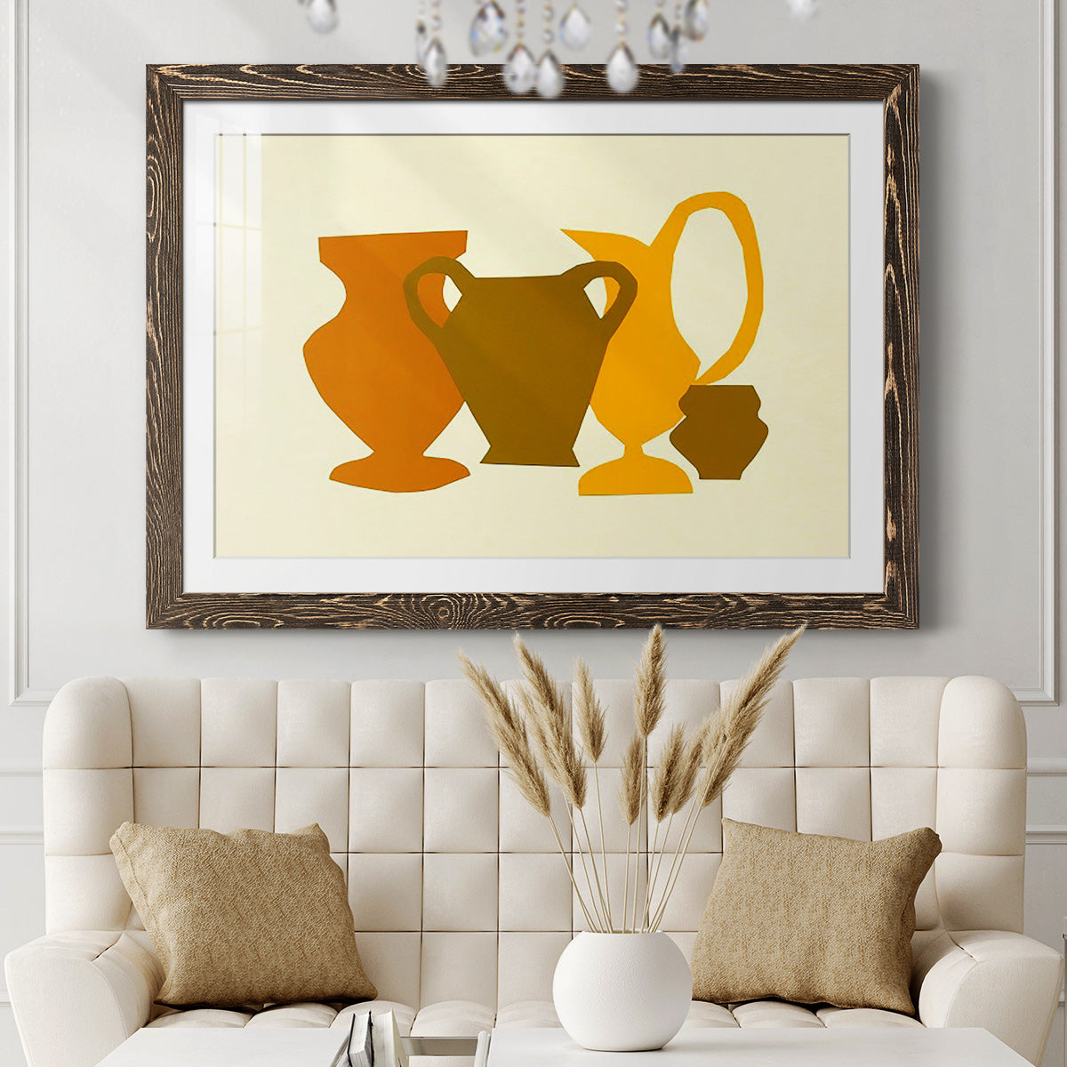 Posing Pottery II-Premium Framed Print - Ready to Hang
