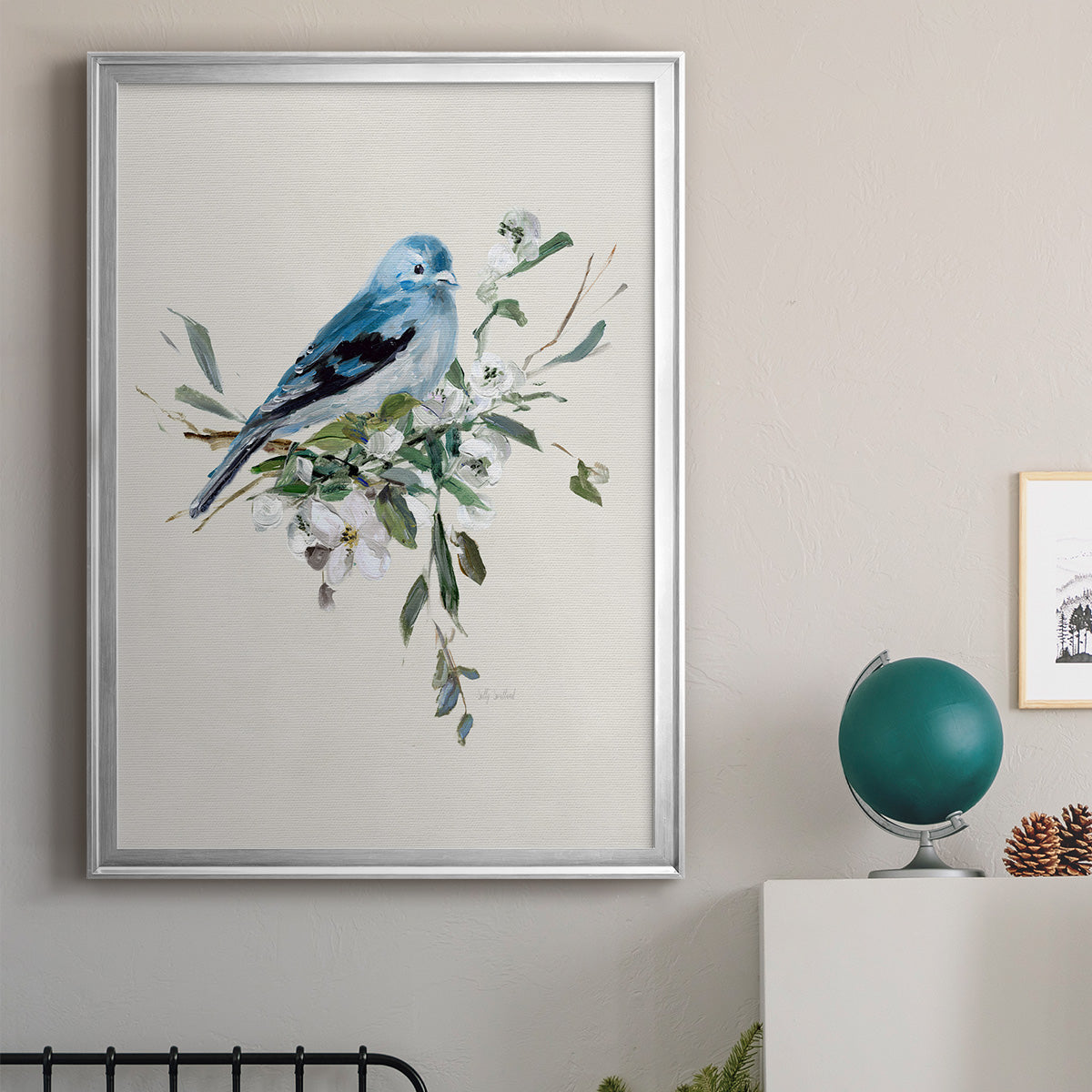 Bluebird Happy I Premium Framed Print - Ready to Hang