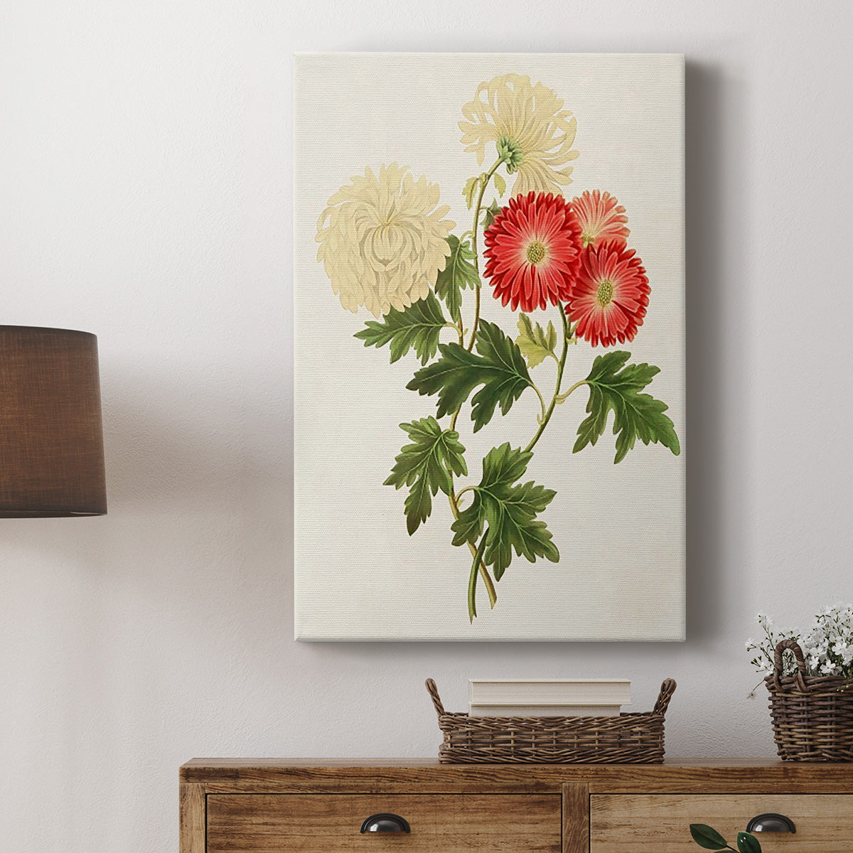 Flowers of the Seasons I Premium Gallery Wrapped Canvas - Ready to Hang