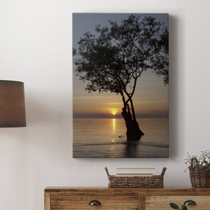 Sunset Silhouette Premium Gallery Wrapped Canvas - Ready to Hang
