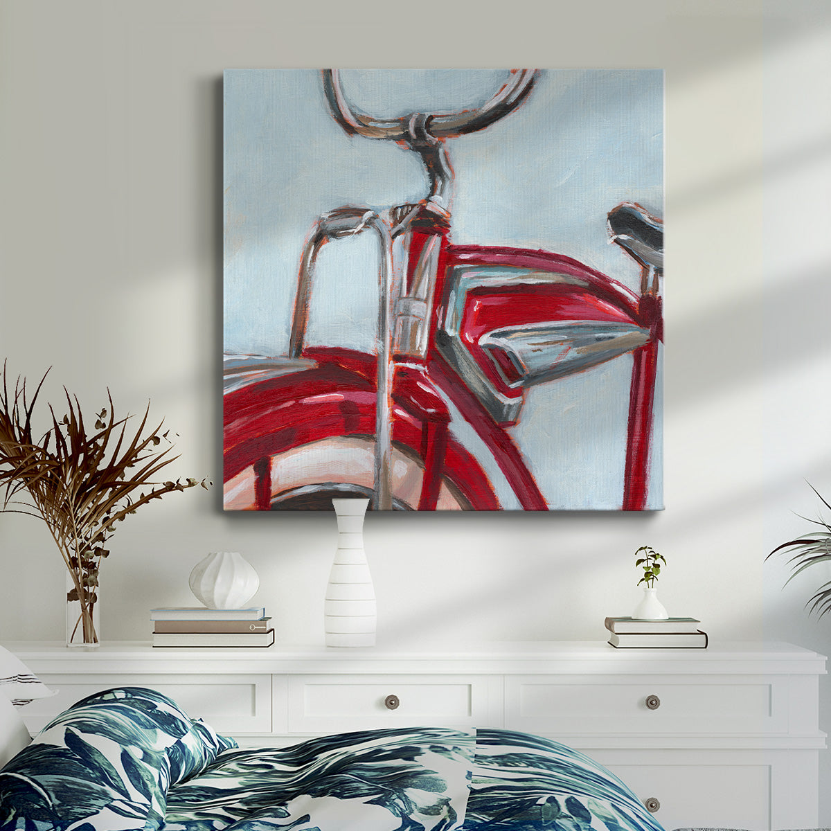 Retro Cycle II-Premium Gallery Wrapped Canvas - Ready to Hang
