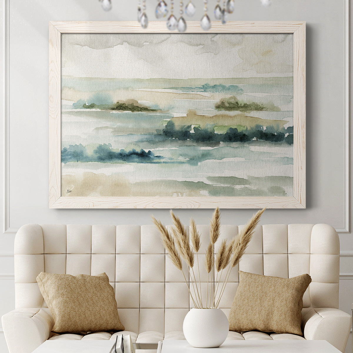 Pastel Panorama-Premium Framed Canvas - Ready to Hang