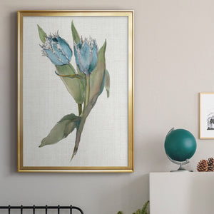 Blue Tulip Picks II Premium Framed Print - Ready to Hang