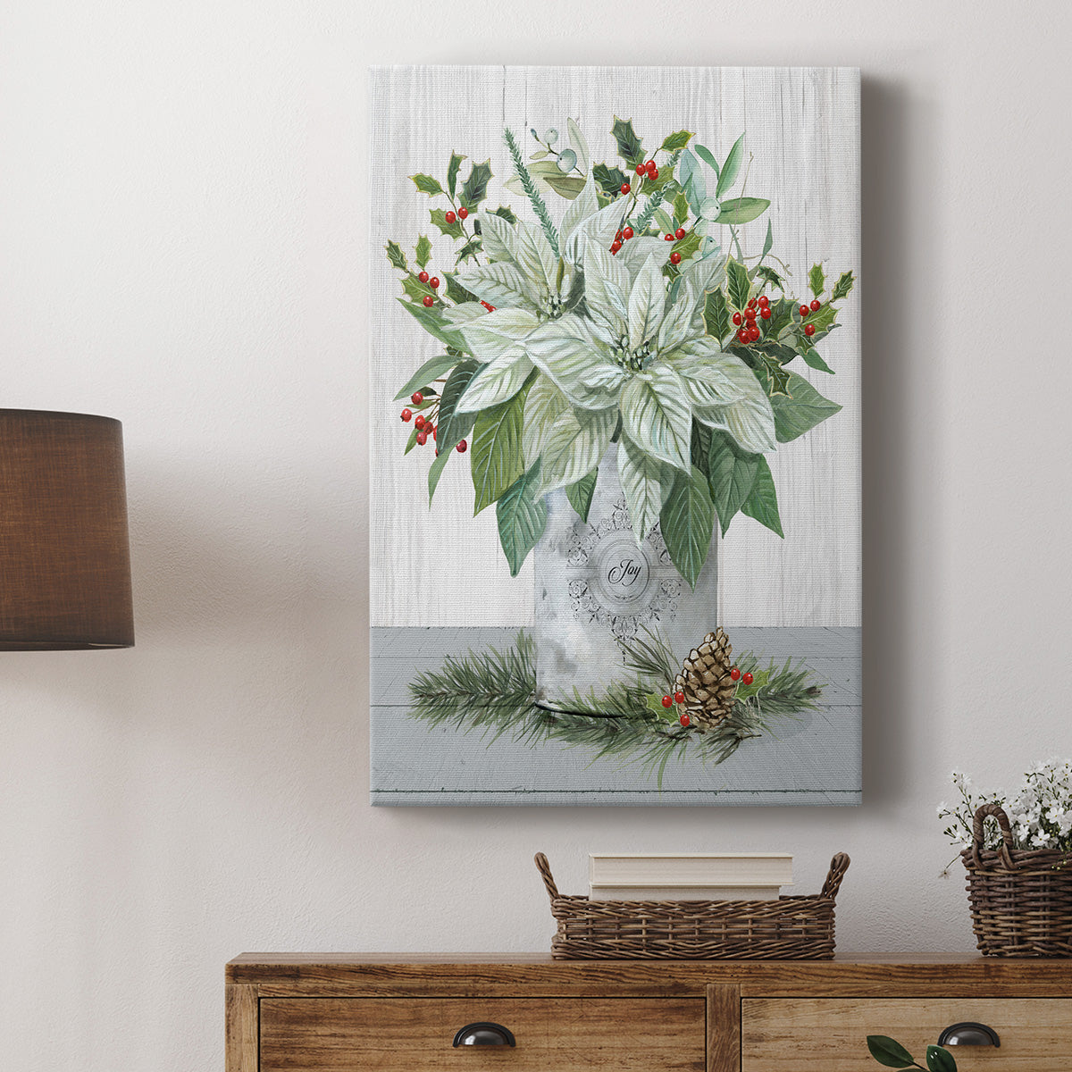 Farmhouse Christmas Joy Premium Gallery Wrapped Canvas - Ready to Hang