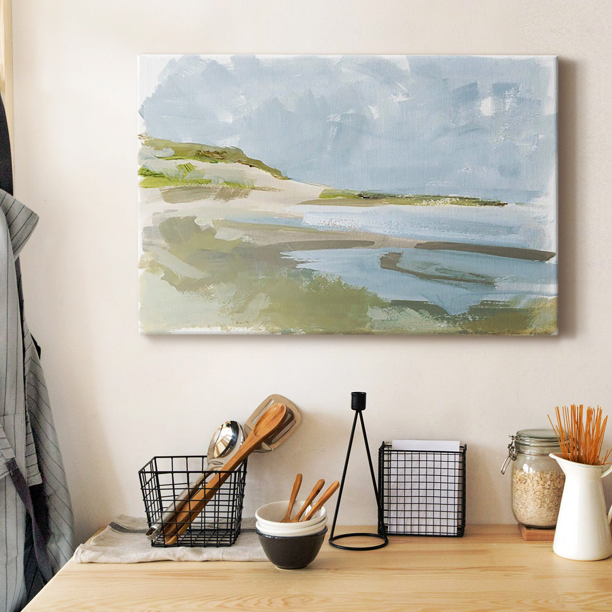 Sea Cove Impression II Premium Gallery Wrapped Canvas - Ready to Hang