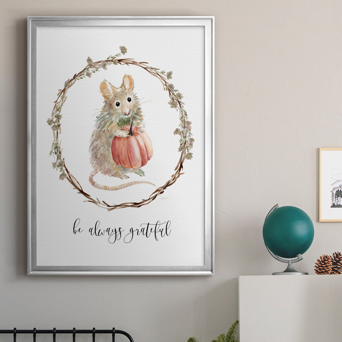 Harvest Home Mouse Premium Framed Print - Ready to Hang