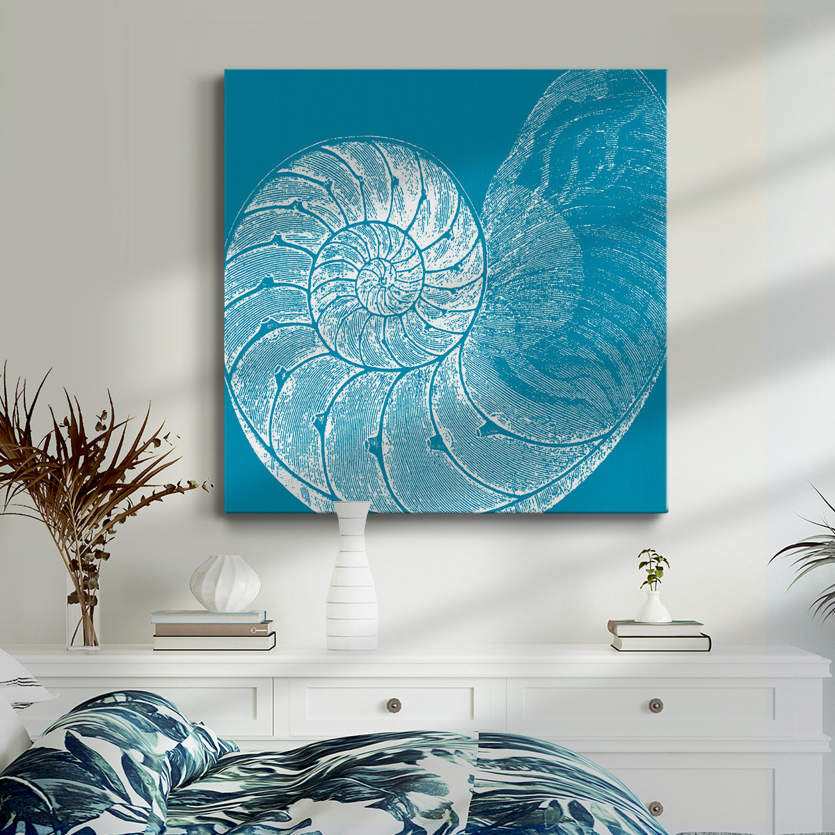 Saturated Shell IV-Premium Gallery Wrapped Canvas - Ready to Hang