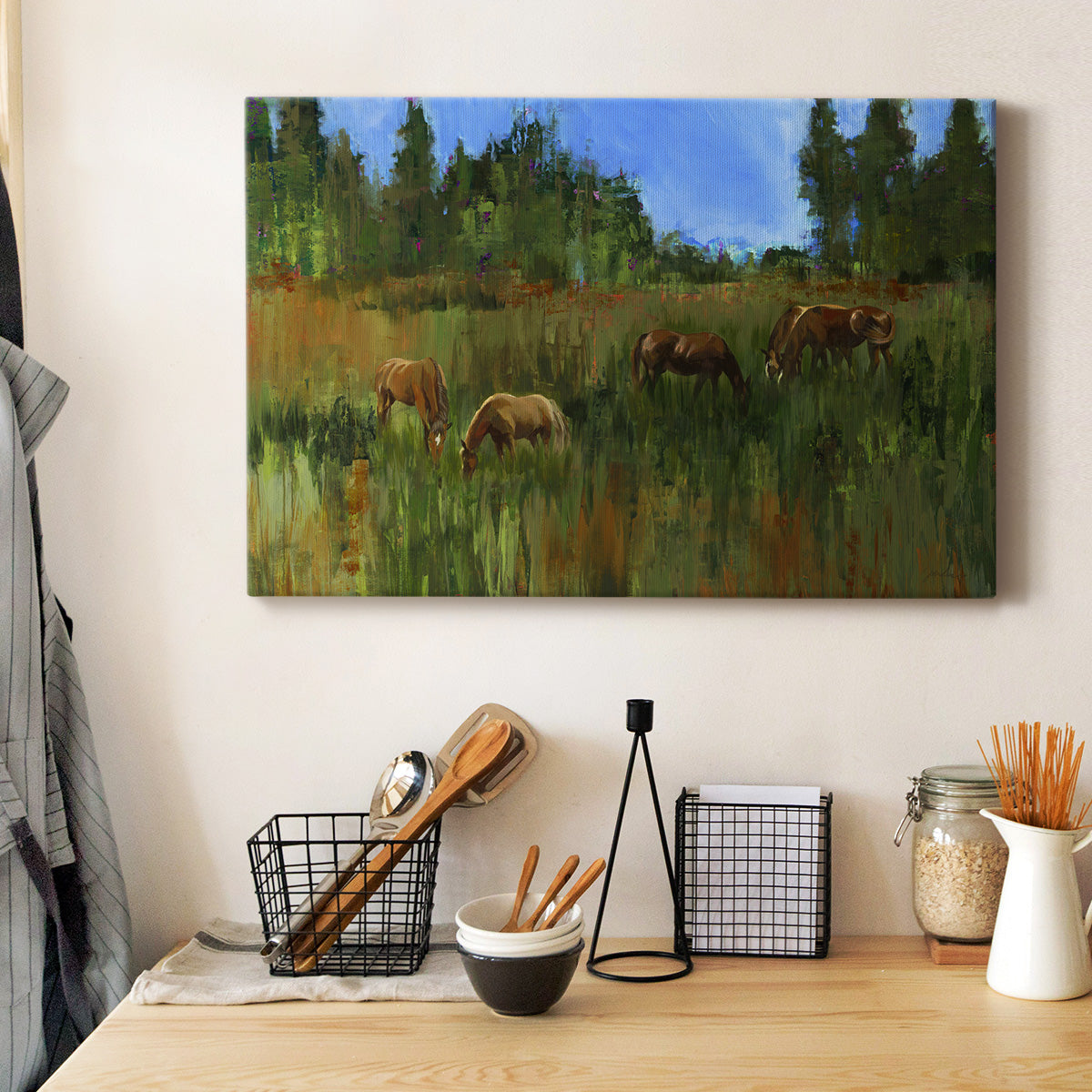 The Grass Is Always Greener Premium Gallery Wrapped Canvas - Ready to Hang