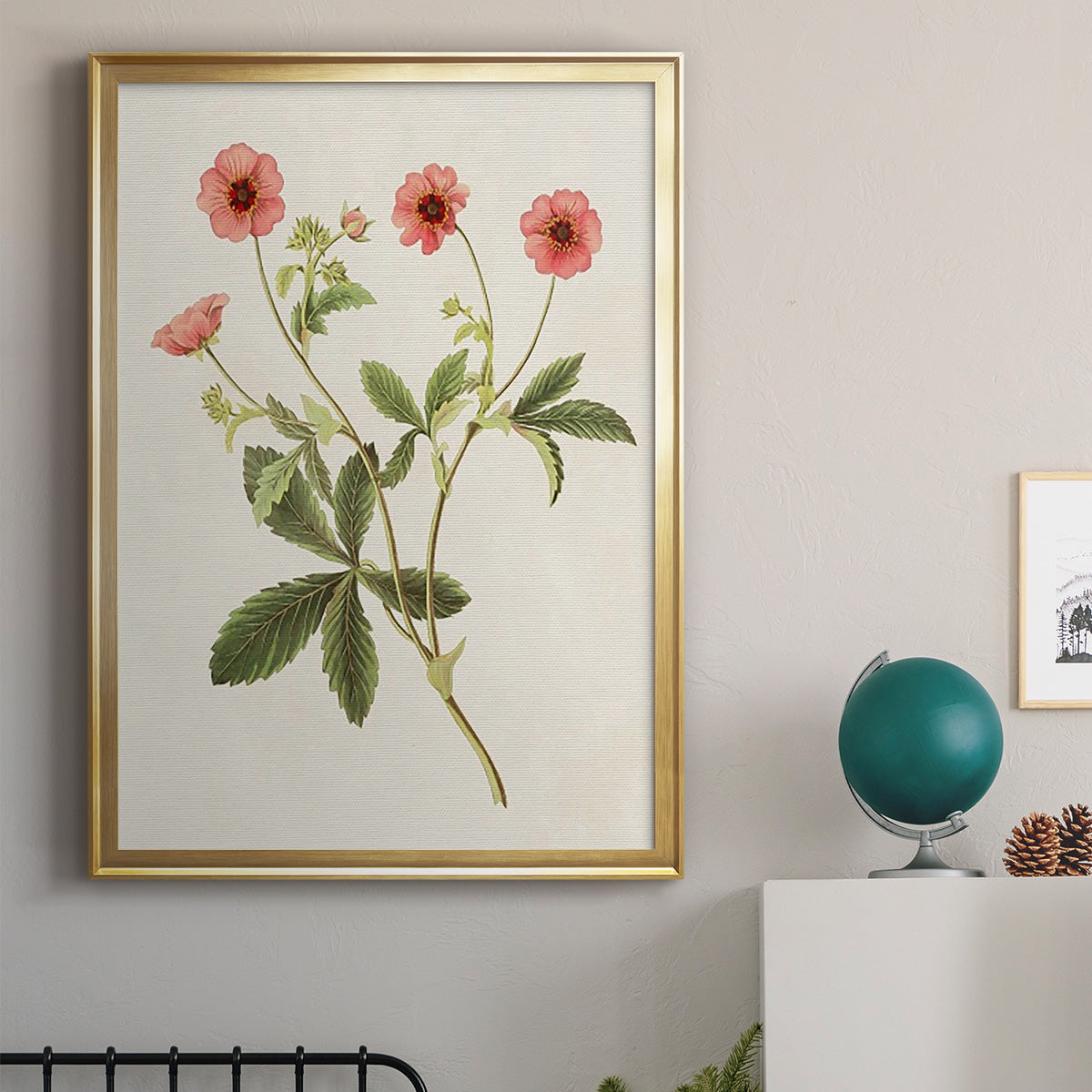 Flowers of the Seasons VIII Premium Framed Print - Ready to Hang