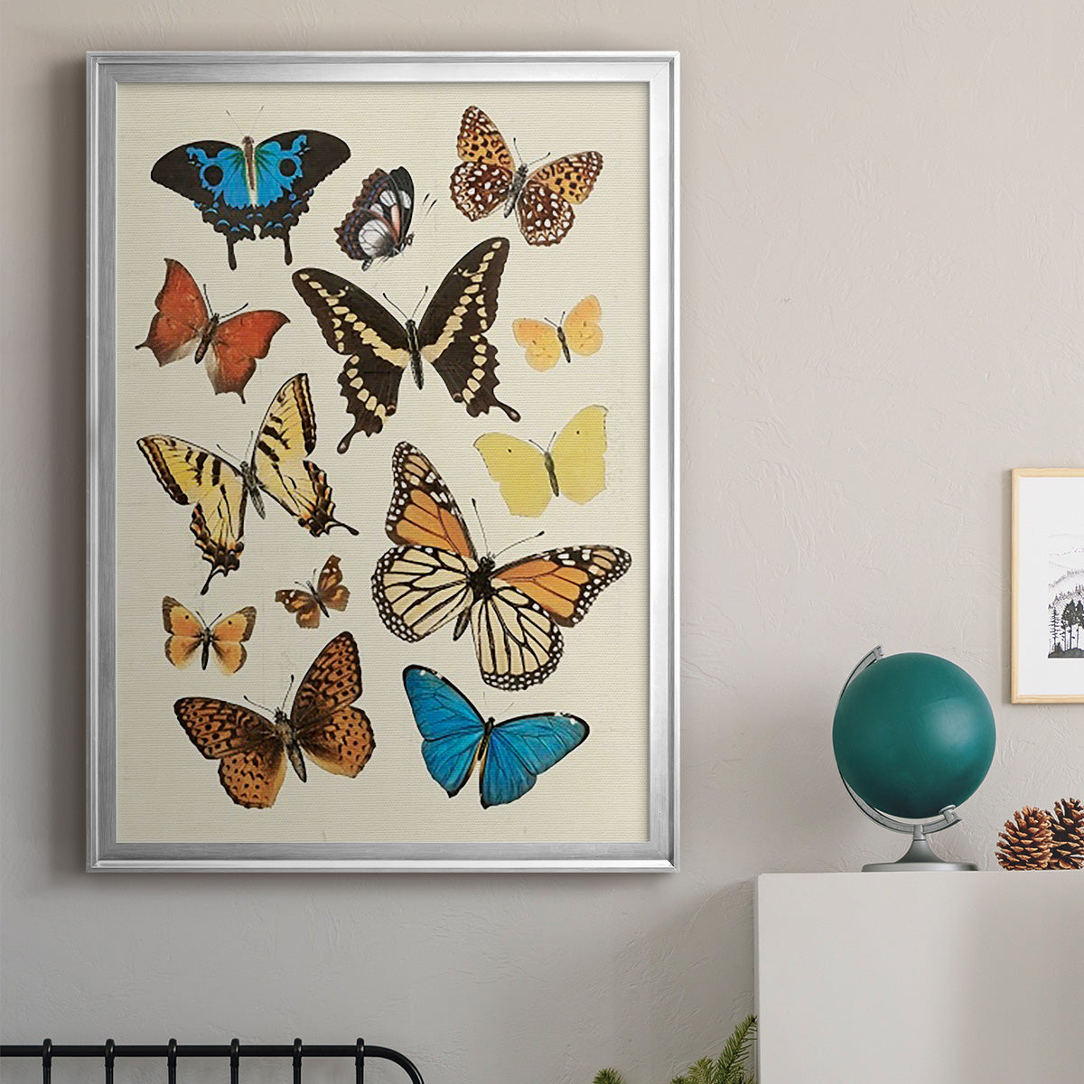 Collected Flutter II Premium Framed Print - Ready to Hang