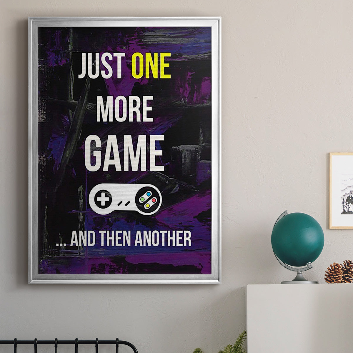 Gamer at Play II Premium Framed Print - Ready to Hang