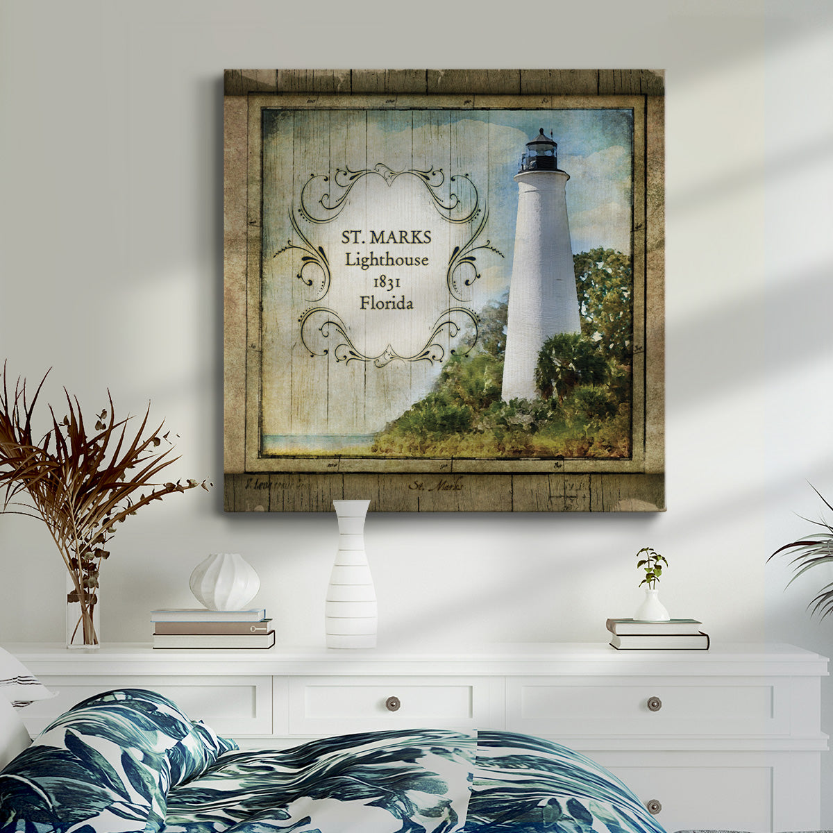 Florida Lighthouse XII-Premium Gallery Wrapped Canvas - Ready to Hang