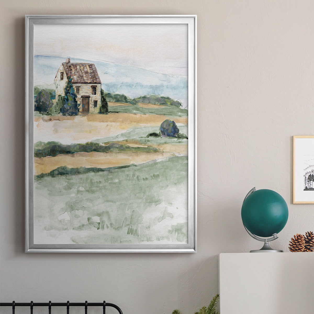 On the Countryside I Premium Framed Print - Ready to Hang