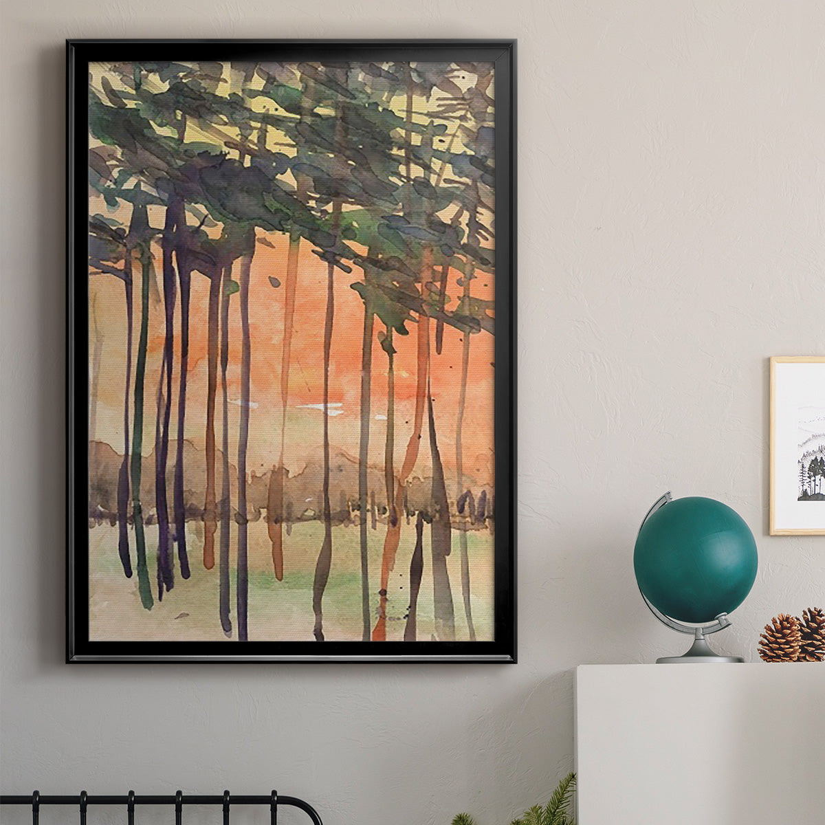 Between the Trees II Premium Framed Print - Ready to Hang