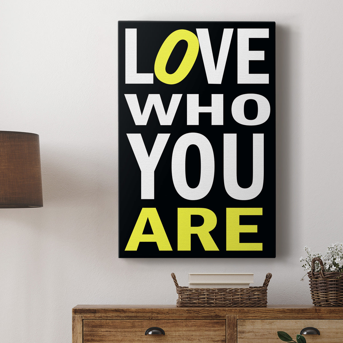 Love Who You Are Premium Gallery Wrapped Canvas - Ready to Hang